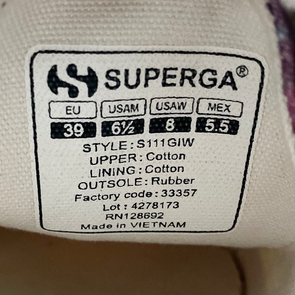 NEW Superga 2790 Colorful Tie Dye Platform Sneaker - Picture 9 of 9